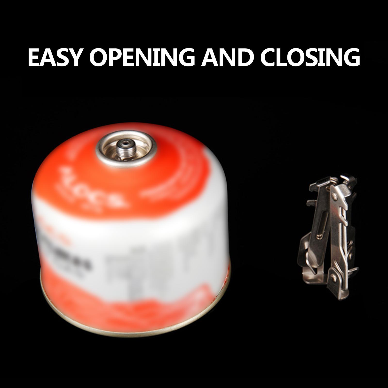 Stainless Steel Folding Triangular Stable Bracket Outdoor Camping Stove Gas Tank Support Portable Holder