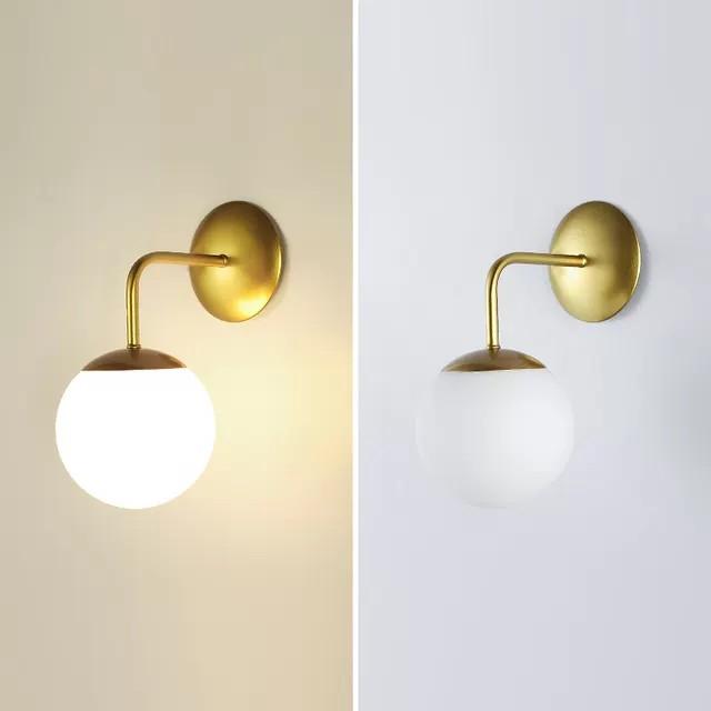 Đèn trang trí gắn tường chao tròn,  DT1152