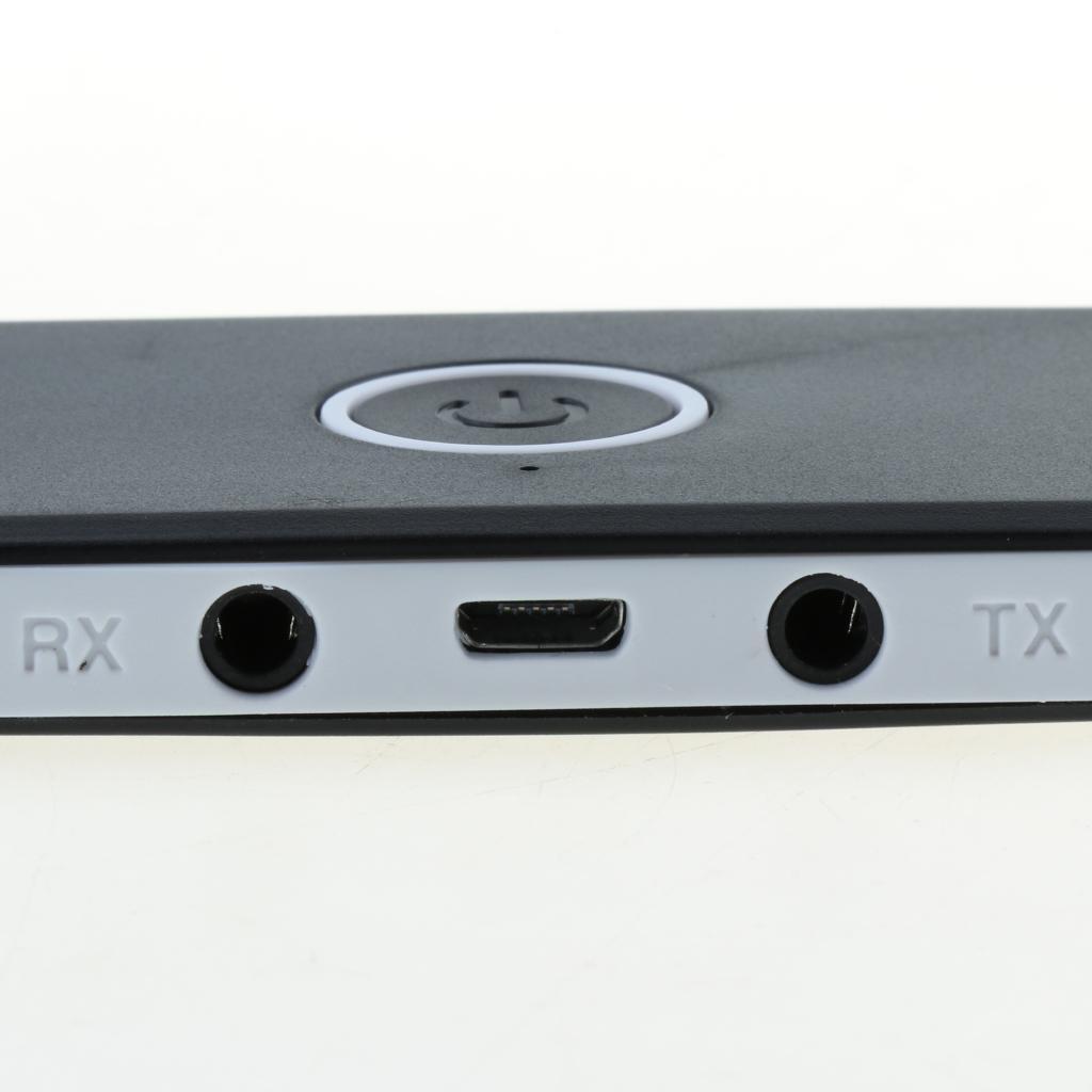 2 in 1 Audio Adapter Transmitter/Receiver with Micro USB Black