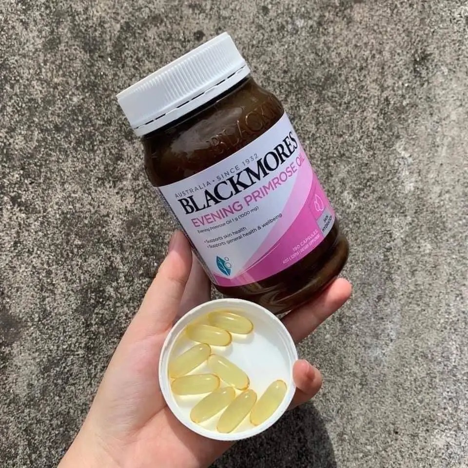 Thực Phẩm Bảo Vệ Sức Khỏe Tinh Dầu Hoa Anh Thảo Blackmores Evening Primrose Oil Hỗ Trợ Cân Bằng Nội Tiết Tố Nữ