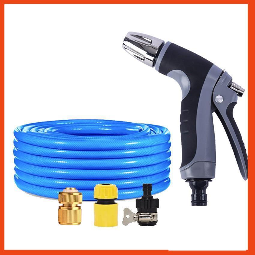Bộ dây và vòi xịt rửa xe tưới cây tăng áp 7-10M 206817