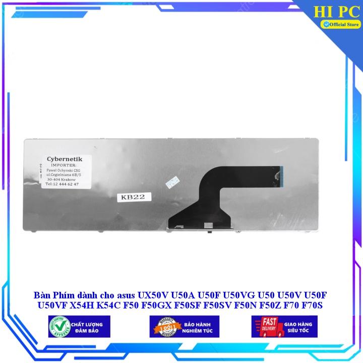 Bàn Phím dành cho asus UX50V U50A U50F U50VG U50 U50V U50F U50VF X54H K54C F50 F50GX F50SF F50SV F50N F50Z F70 F70S - Hàng Nhập Khẩu