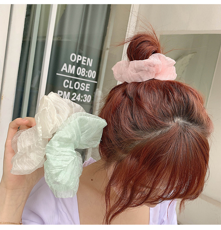 Sét 3 dây buộc tóc nhiều mẫu dễ thương