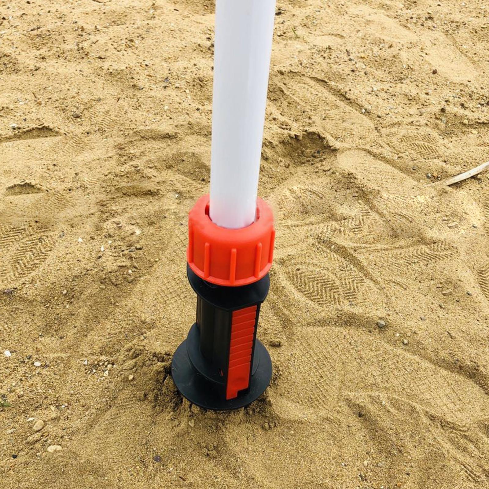 Beach Umbrella Sand Anchor Umbrella Holder Stand Sun Protection Yard Umbrella Anchor with Umbrella Hook for , Heavy Duty Wind, Sand