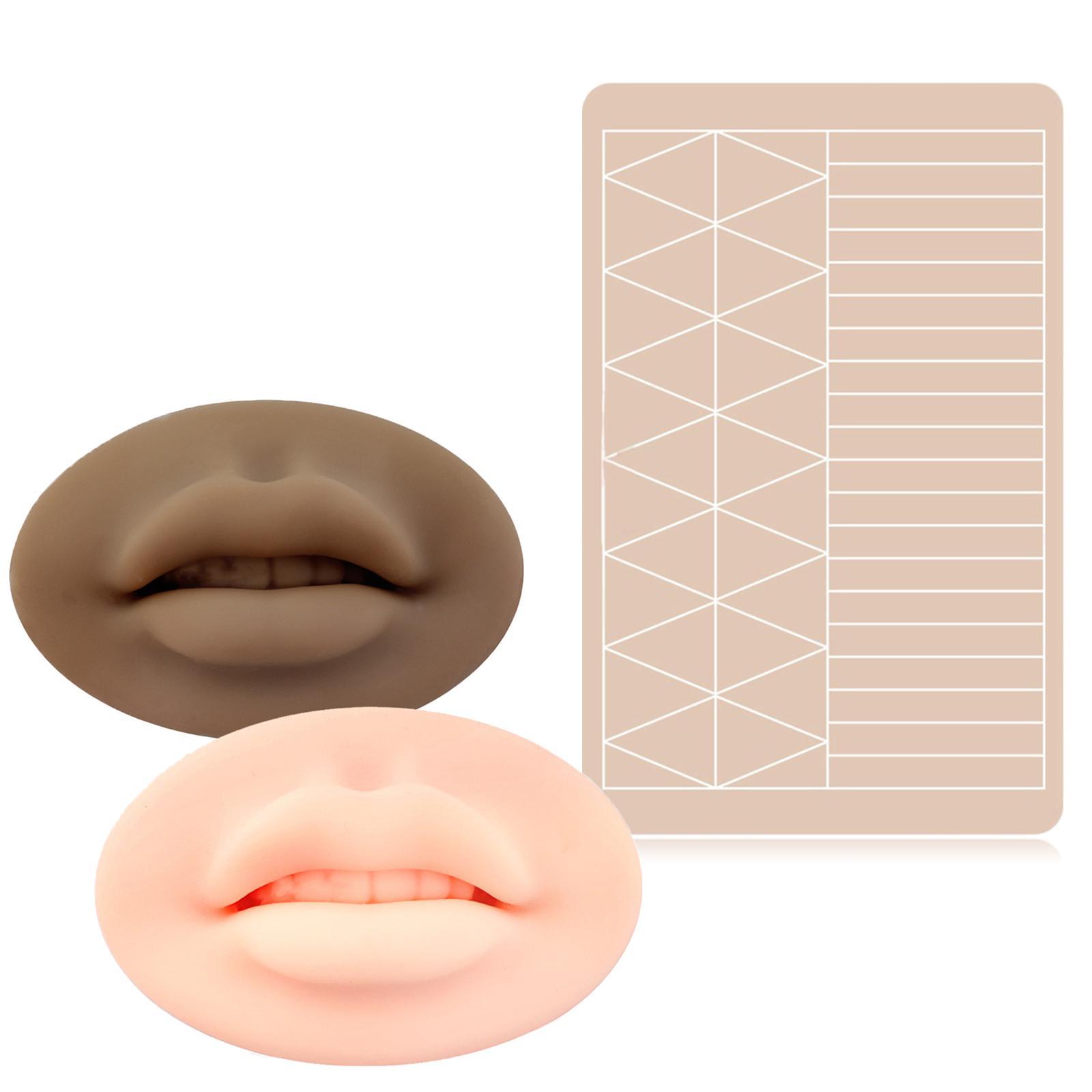 Eyebrow Practice Skin Realistic Makeup Supplies Both Side for