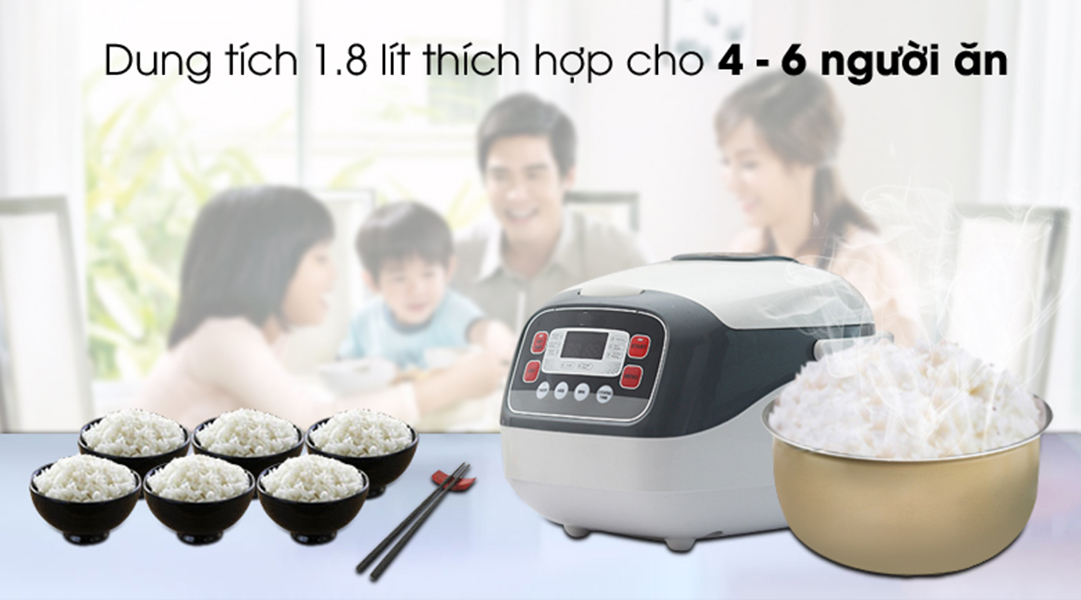 Nồi Cơm Điện - Nồi Cơm Đa Năng SC18MB - Hàng Chính Hãng