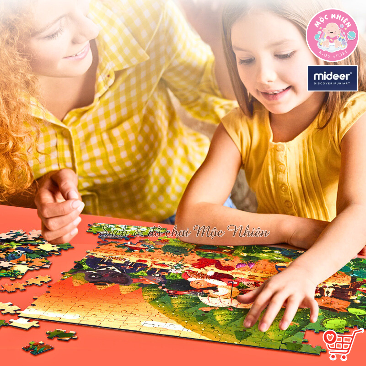 Đồ chơi xếp hình ghép hình puzzle Mideer 528 mảnh - Bữa tiệc hoàng hôn Sunser Carnival
