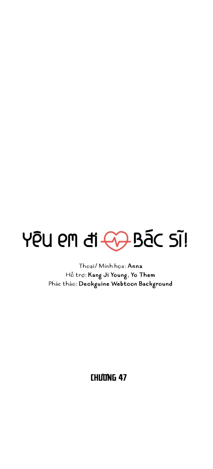yêu em đi, bác sĩ! chapter 47 1