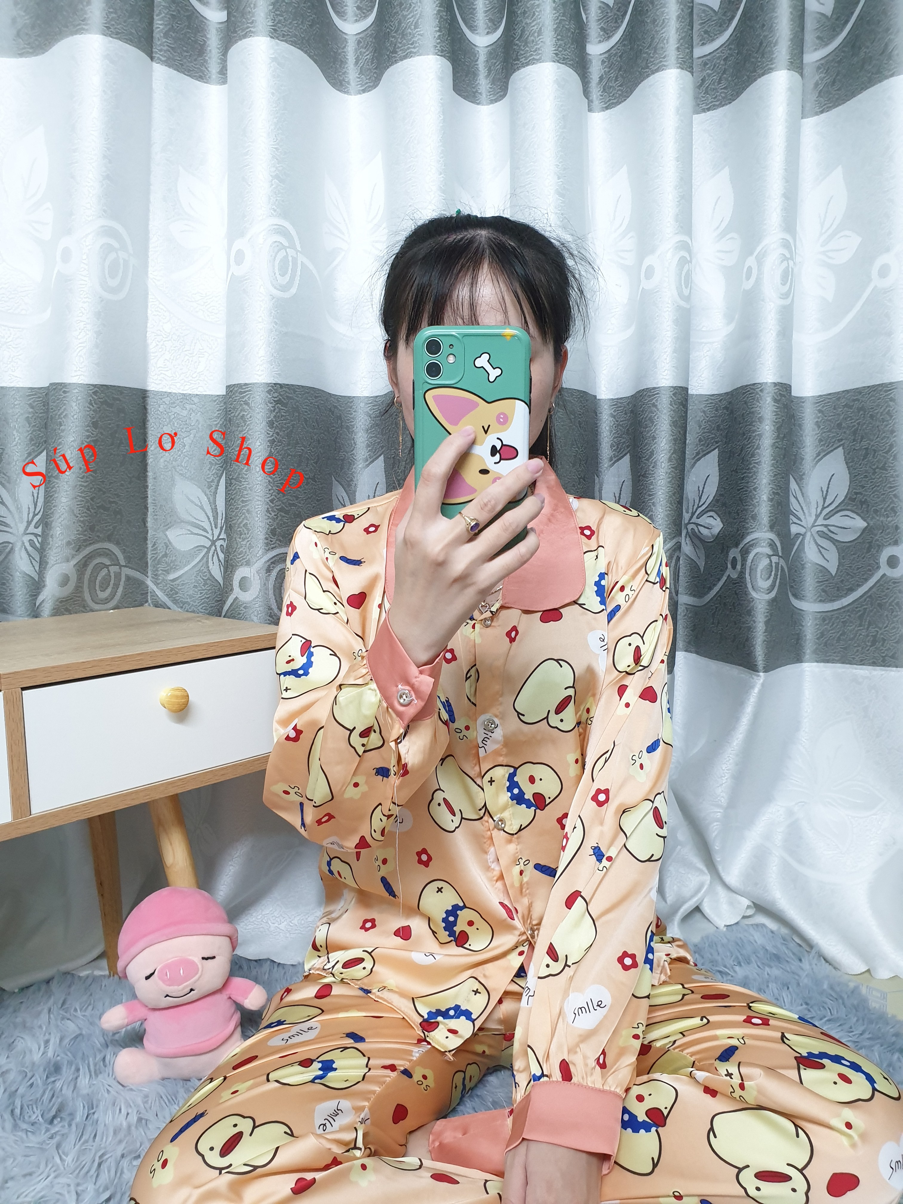 Bộ Đồ Ngủ Nữ Pijama - Vải Lụa Latin Loại 1 Cao Cấp