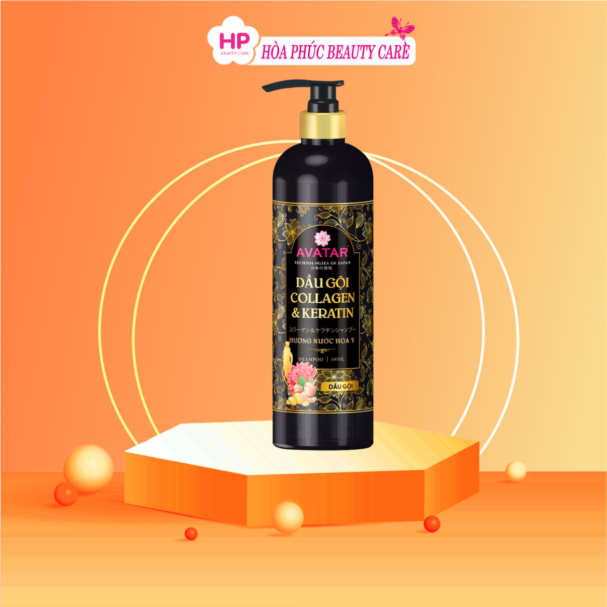 Dầu Gội-Xả Phục Hồi Tóc Hư Tổn Avatar Shampoo (Chai 800 mL)