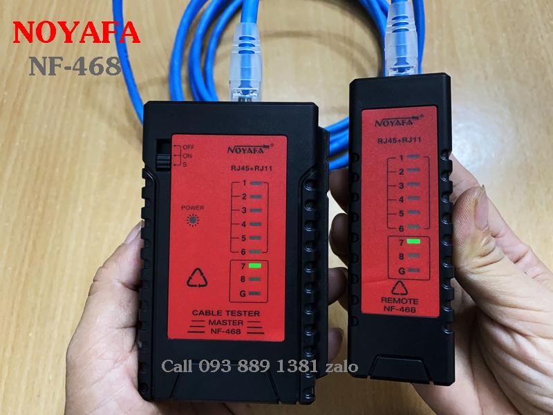 Máy test mạng Noyafa NF-468 - Hàng nhập khẩu chính hãng