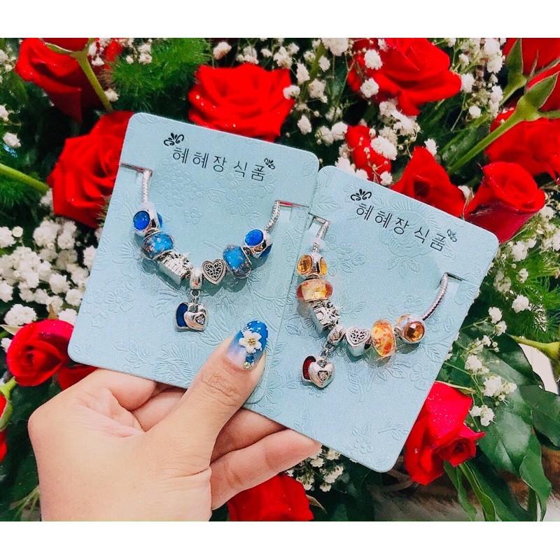Lắc tay thời trang nữ mix charm