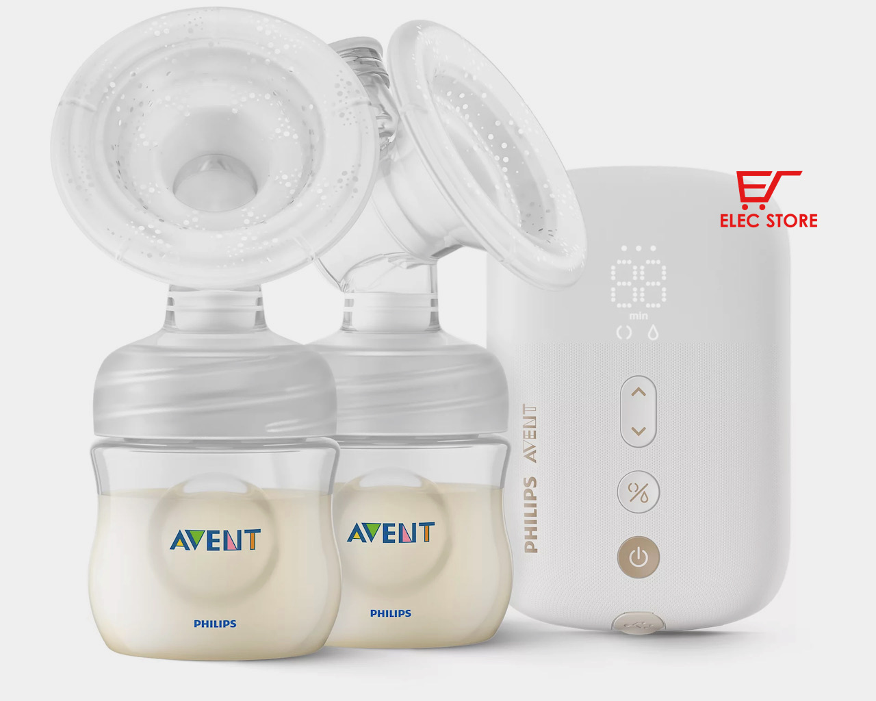 Máy hút sữa điện đôi Eureka Plus Philips Avent SCF393/11- Bản dùng điện - Made in Hungary