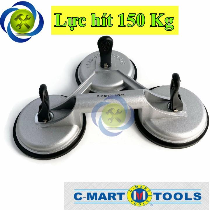 Tay hít kính - gạch 3 chấu C-Mart L0072-3