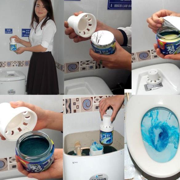 Lọ tẩy bồn cầu, chai thả toilet thơm hương