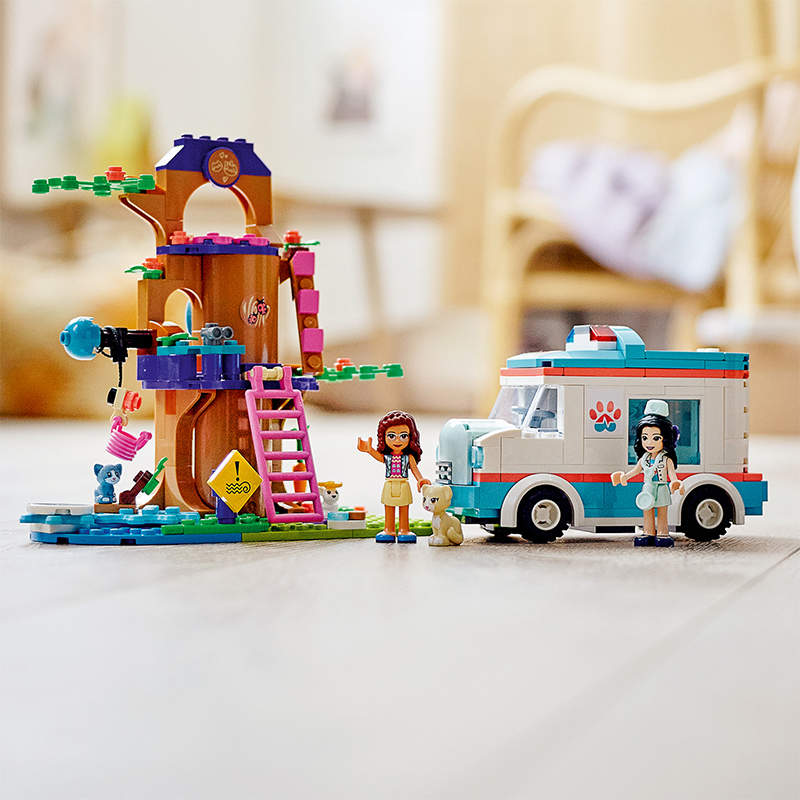 LEGO FRIENDS 41445 Xe Khám Thú Cưng Di Động