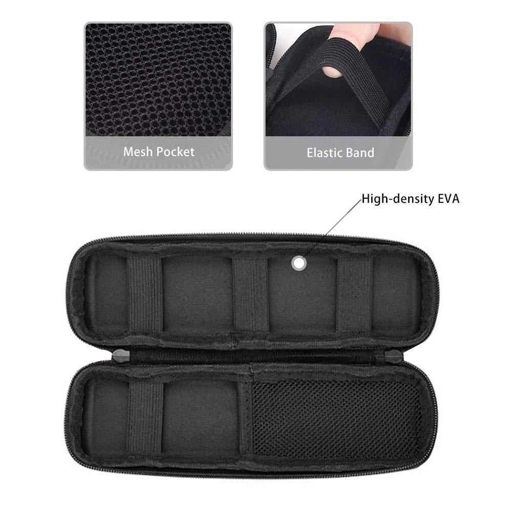 2x Hộp đựng bút vỏ cứng EVA màu đen Túi đựng bút chì cho  Pencil