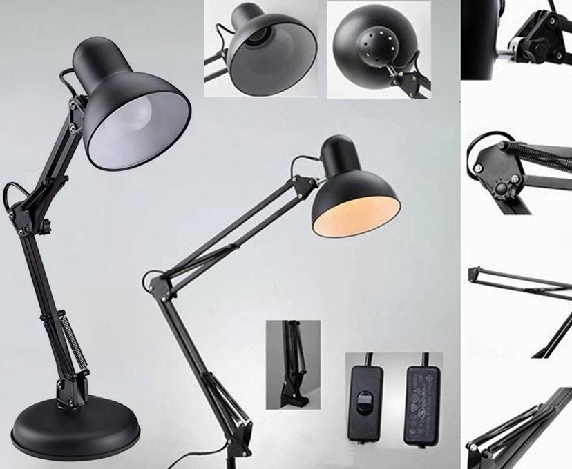 Đèn để bàn và làm việc kiểu dáng Pixar tặng kèm kẹp bàn - GDHN Loại Tốt