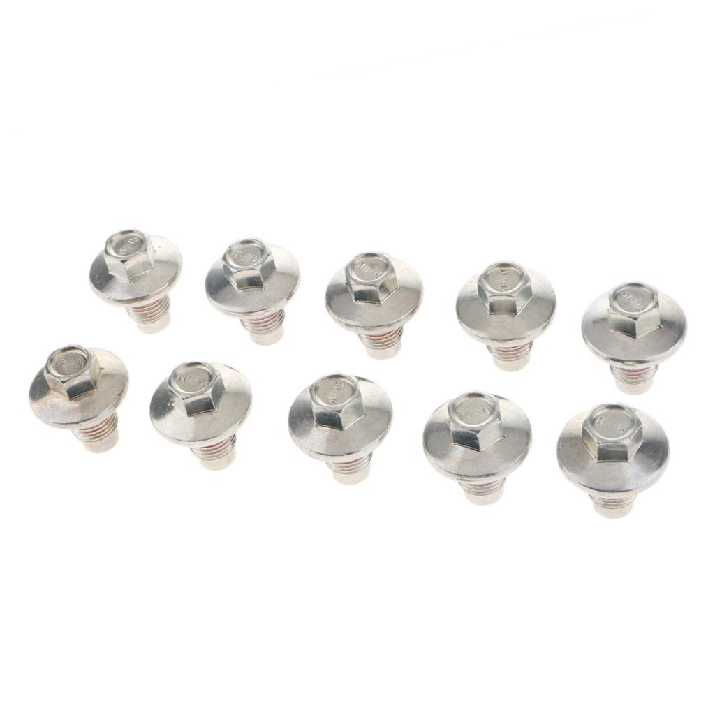 10Pcs Oil Pan Drain Plug Screw Bolt for 03-19 Dodge