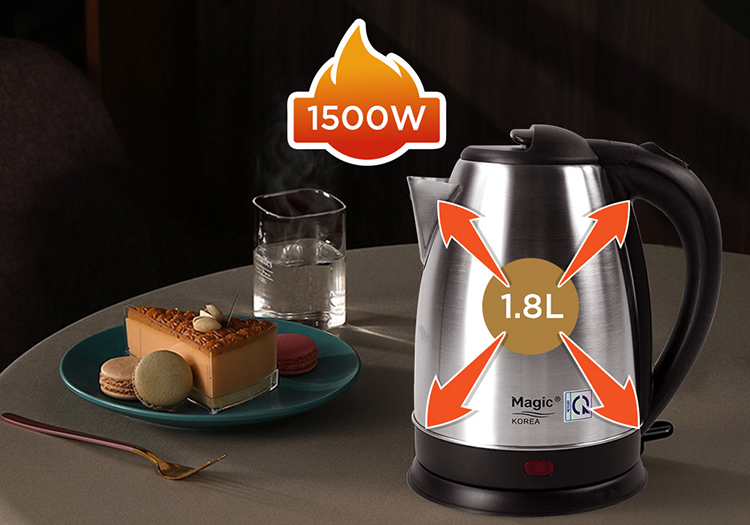 Bình Đun Siêu Tốc Magic Korea A08 - Hàng Chính Hãng