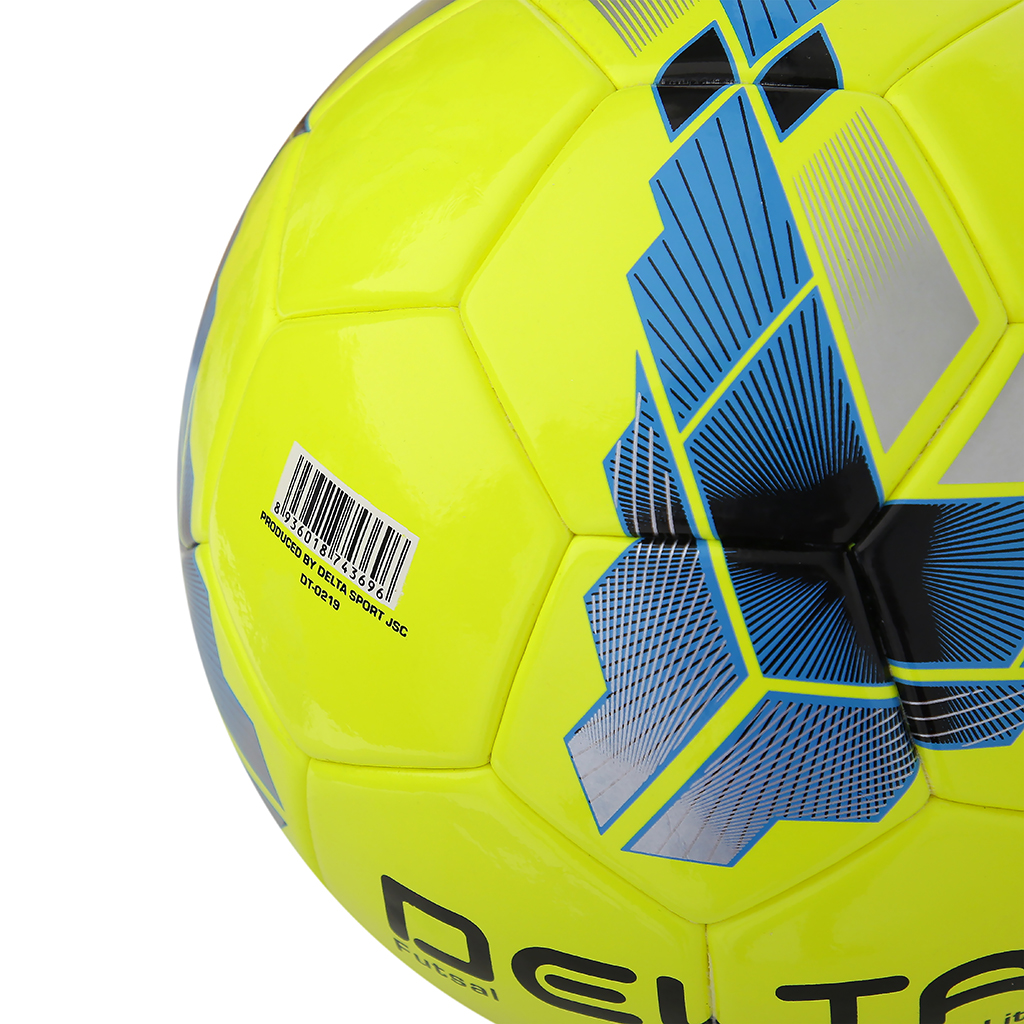 Bóng đá futsal DELTA 3696-4D size 4 chất liệu da TPU tổng hợp, chơi trên sân cỏ nhân tạo hoặc trong nhà phù hợp sử dụng từ 12 tuổi.