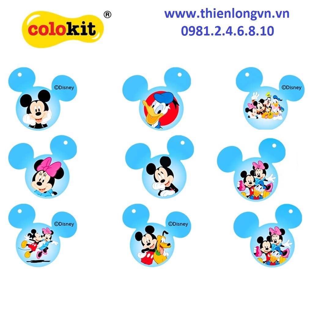 Bút sáp 24 màu Colokit Disney Mickey CR-C030/MI