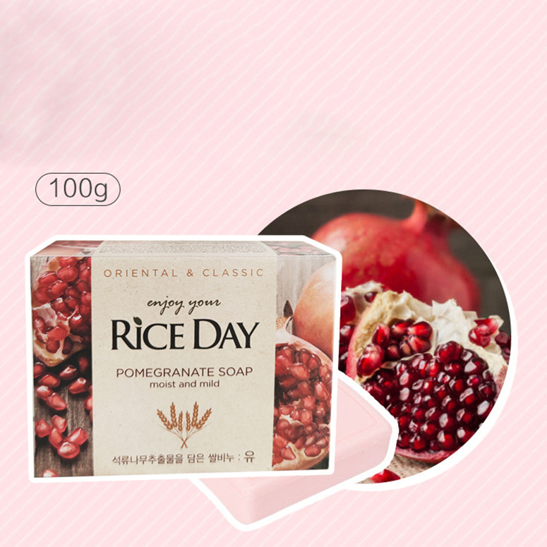 Xà phòng hỗ trợ dưỡng sáng da Rice Day Soap Hàn Quốc 100g