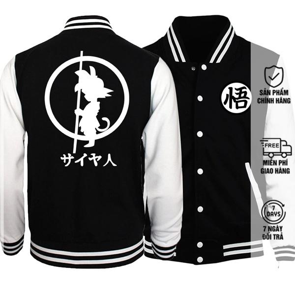 Áo Khoác Bomber Nam Nữ SONGOKU KHỈ , 3 màu, Có video thật, Anam Store
