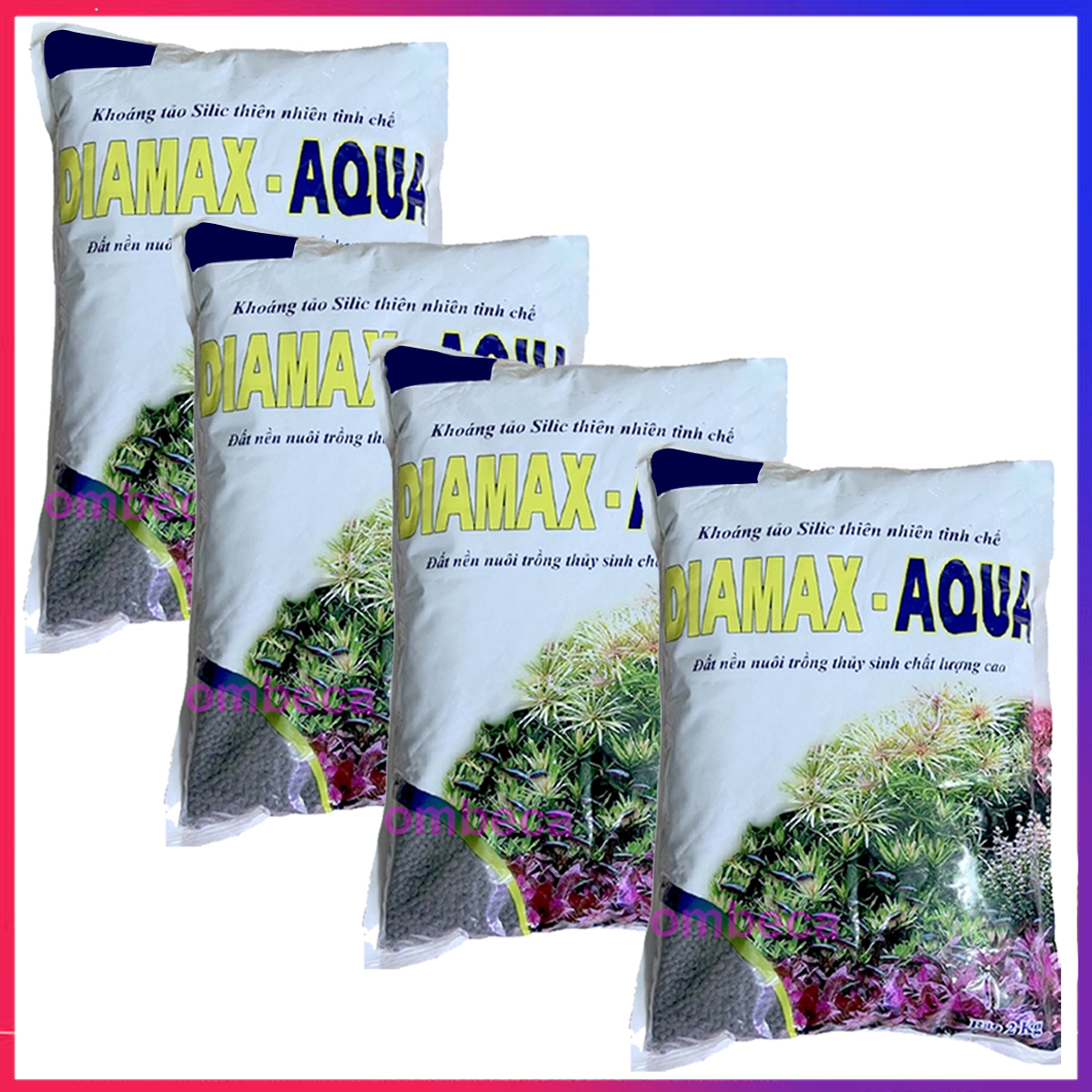 Đất Nền Trồng Cây Thủy Sinh, Phân nền DIA MAX AQUA 2KG giàu dinh dưỡng