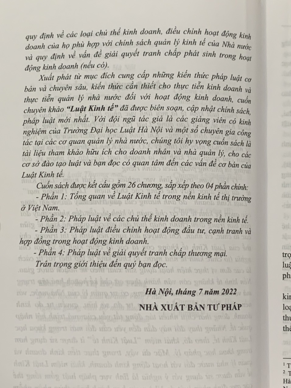 Luật kinh tế chuyên khảo