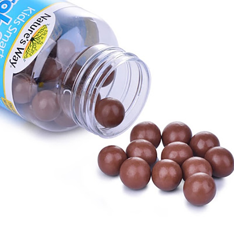 Kẹo Dẻo Cho Bé Nature's Way Kids Smart Probiotic Choc Balls Lợi Khuẩn Tốt Cho Hệ Tiêu Hoá 50 Viên