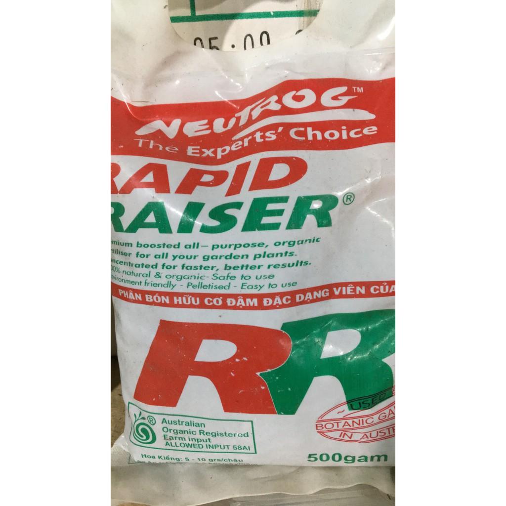 PHÂN HỮU CƠ TAN CHẬM RAPID RAISER GÓI 500GR