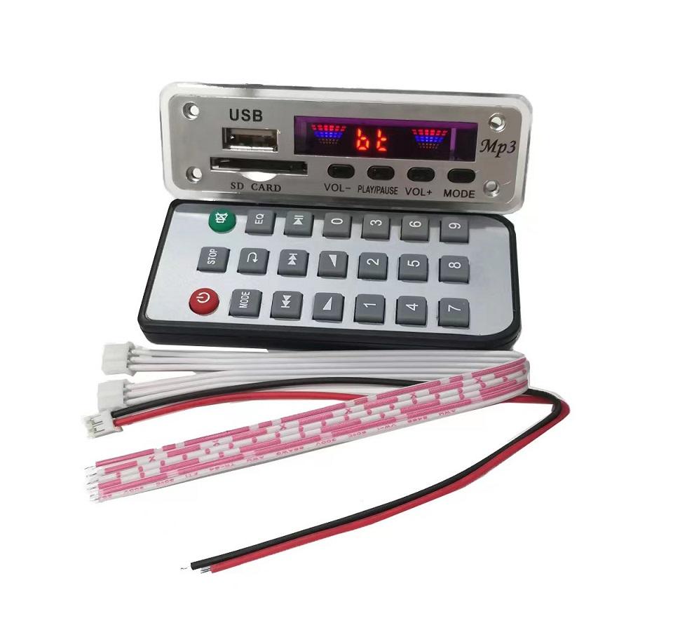 Khuyến Mãi 5V / 12V 5.2 BT Dàn Âm Thanh Nổi Gia Đình Âm Thanh Tái Trang Bị Không Dây MP3 Bộ Giải Mã Âm Thanh Quang Phổ Màu Người Chơi Phần