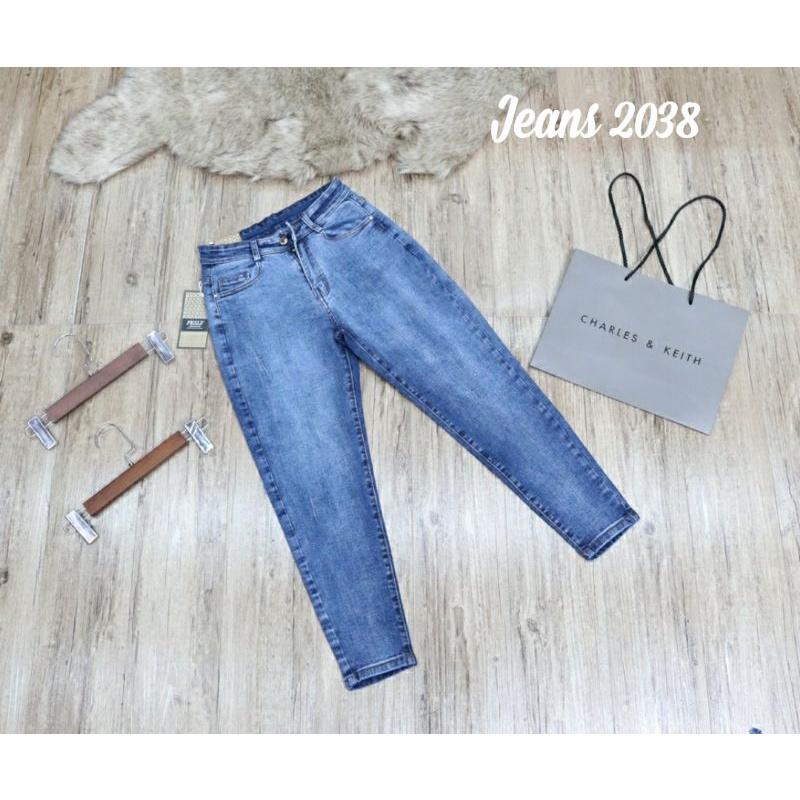 Quần Jeans Nữ Cạp Chun 4020 Cạp Cao