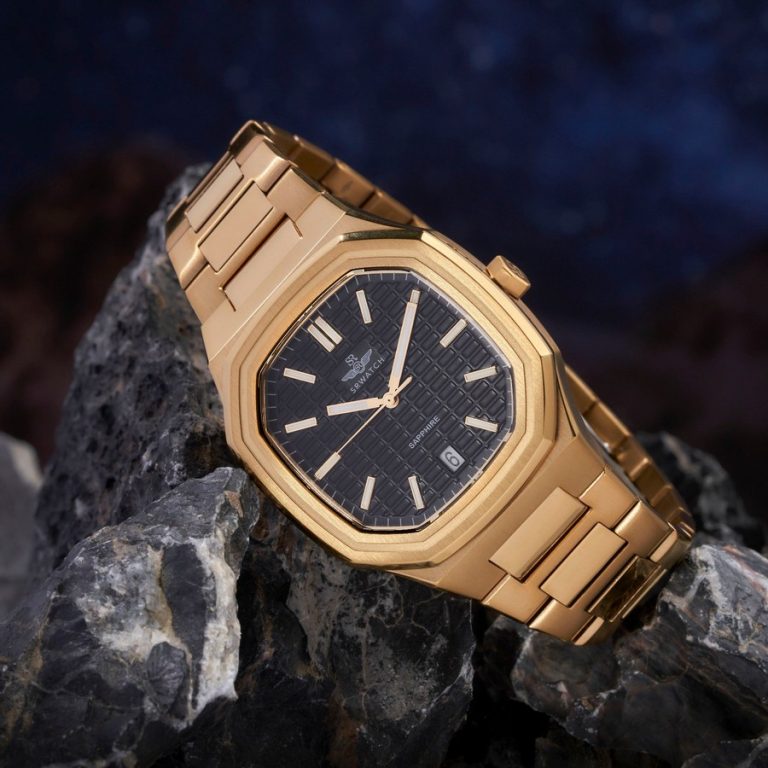 ĐỒNG HỒ NAM DÂY THÉP KHÔNG GỈ SRWATCH SG7001.1401GM Kính Sapphire