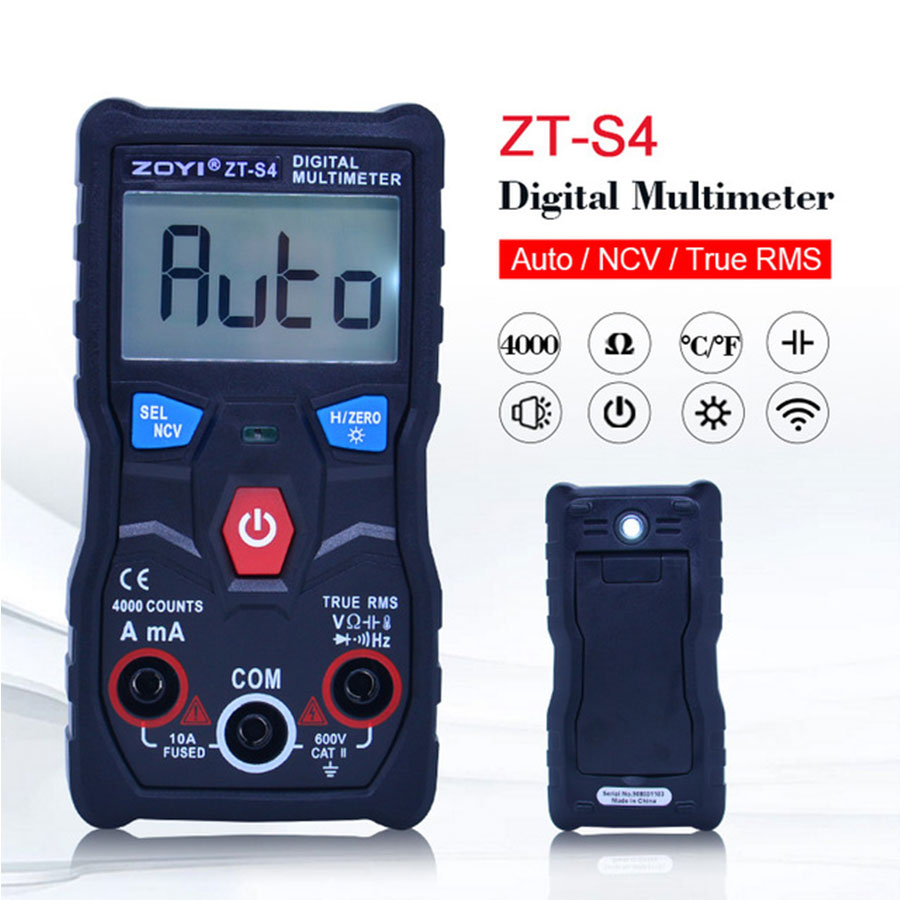 Đồng Hồ Vạn Năng Kỹ Thuật Số Thông Minh ZT-S4 Smart Digital Multimeter