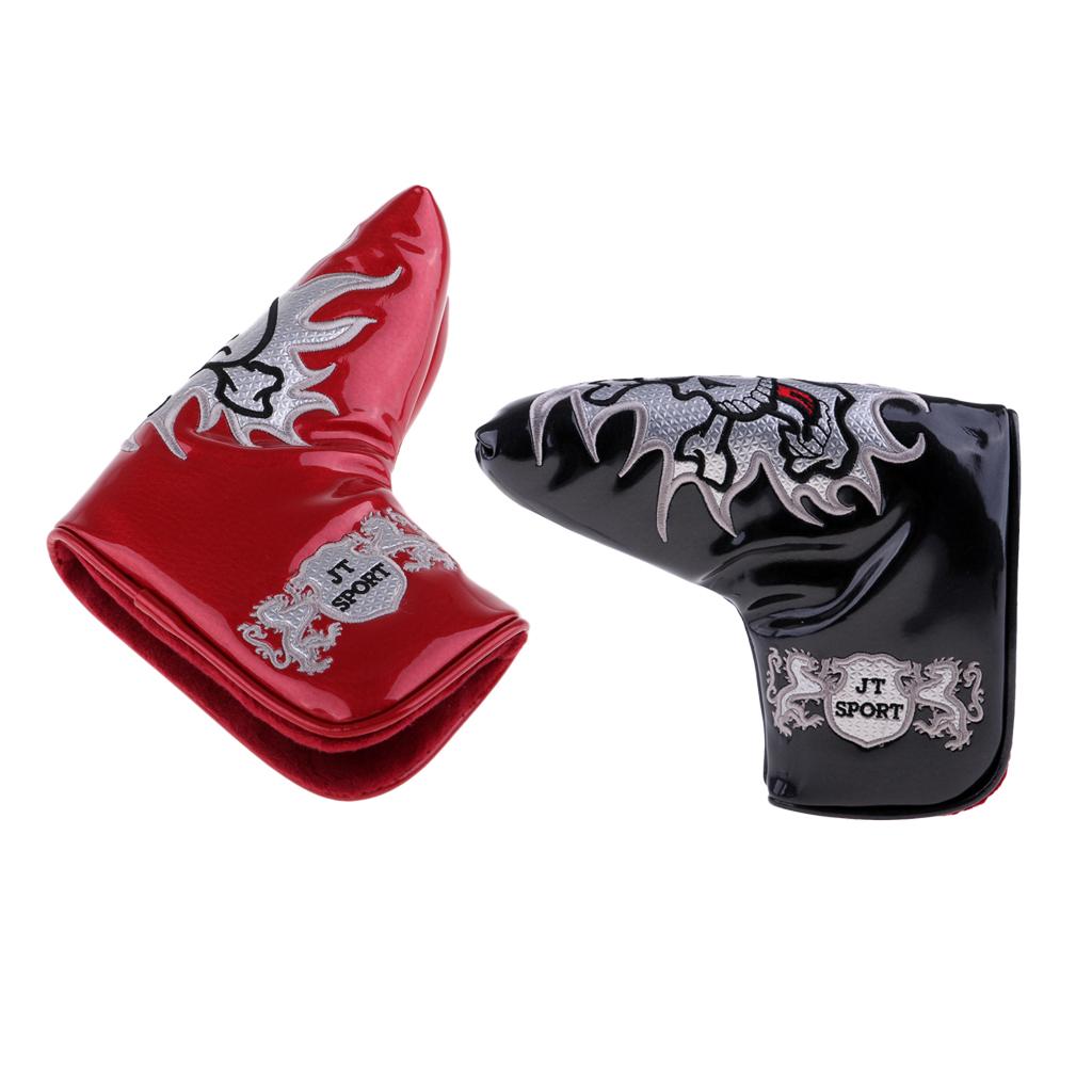 2pcs Waterproof Thickened Golf Putter Sleeve Club Head