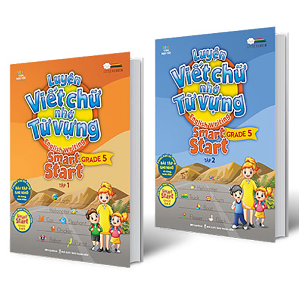 Combo 2 Cuốn: Luyện Viết Chữ Nhớ Từ Vựng - English Writing Smart Start - Lớp 5