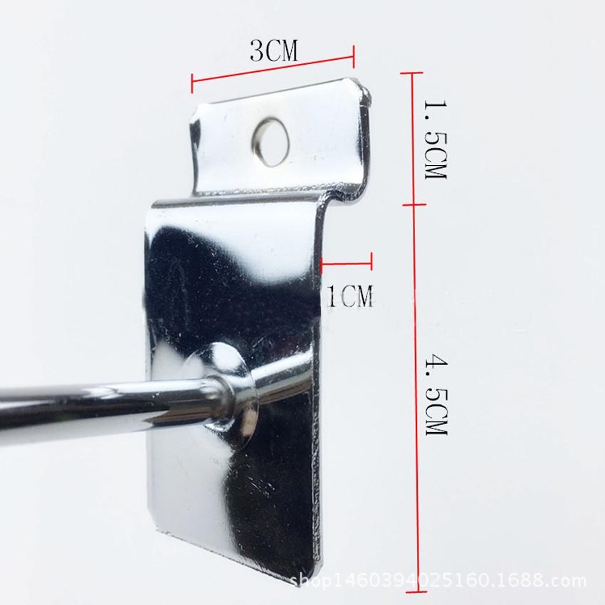 Móc treo đồ,tay treo đồ cho gian hàng vào khe móc 25mm có thể điều chỉnh trên ray 206824