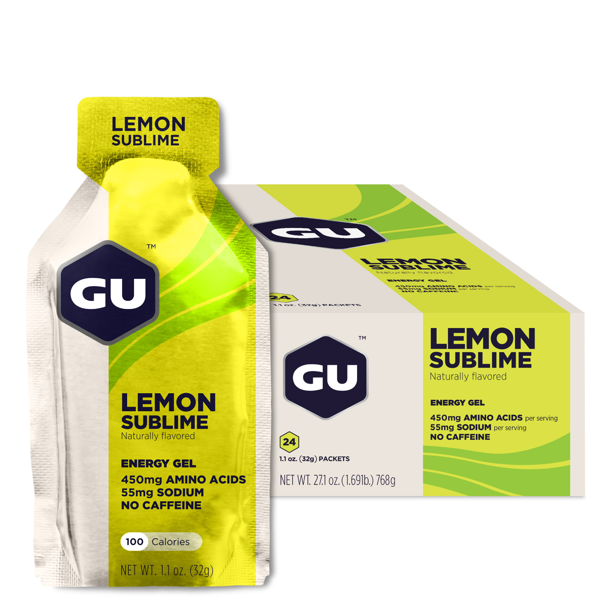 Gel Năng Lượng GU Energy Vị Chanh Lemon Sublime (24 Gói / Hộp)