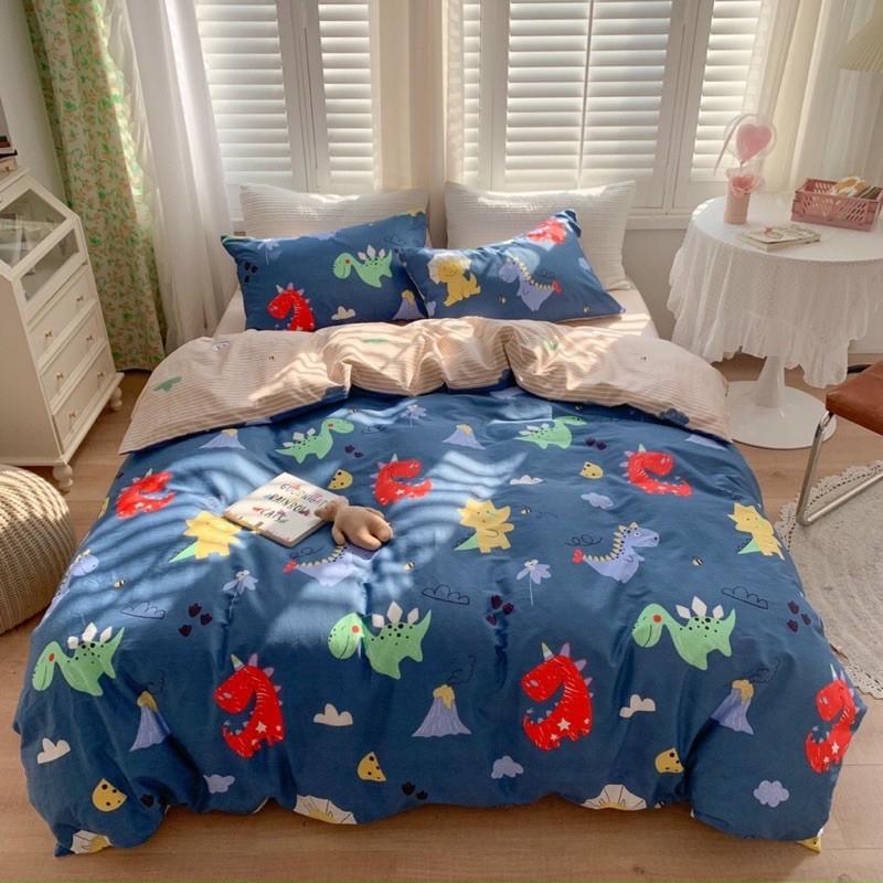 Set Cotton Living Hàng Nhập Khẩu Cao Cấp 4 Món BST Hello Summer