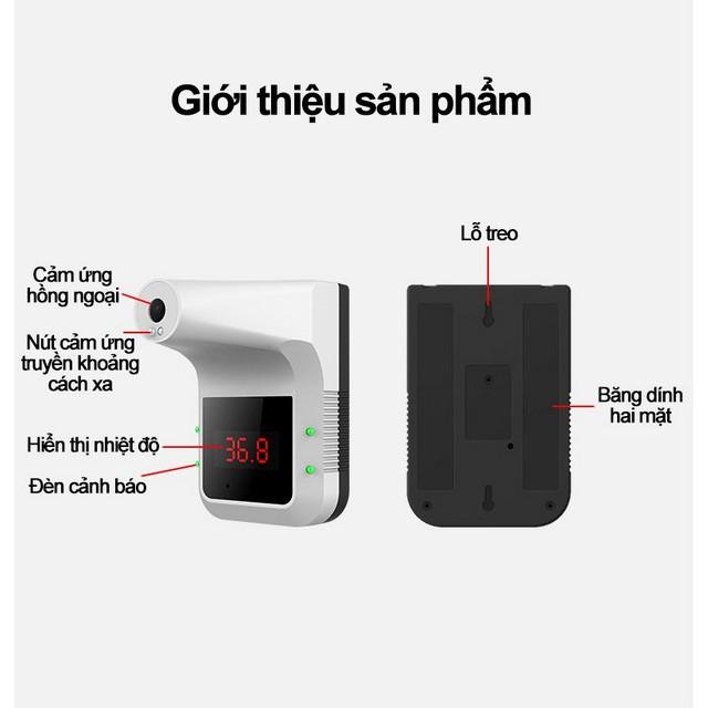 Máy đo nhiệt độ Thân Nhiệt treo tường tự động K3