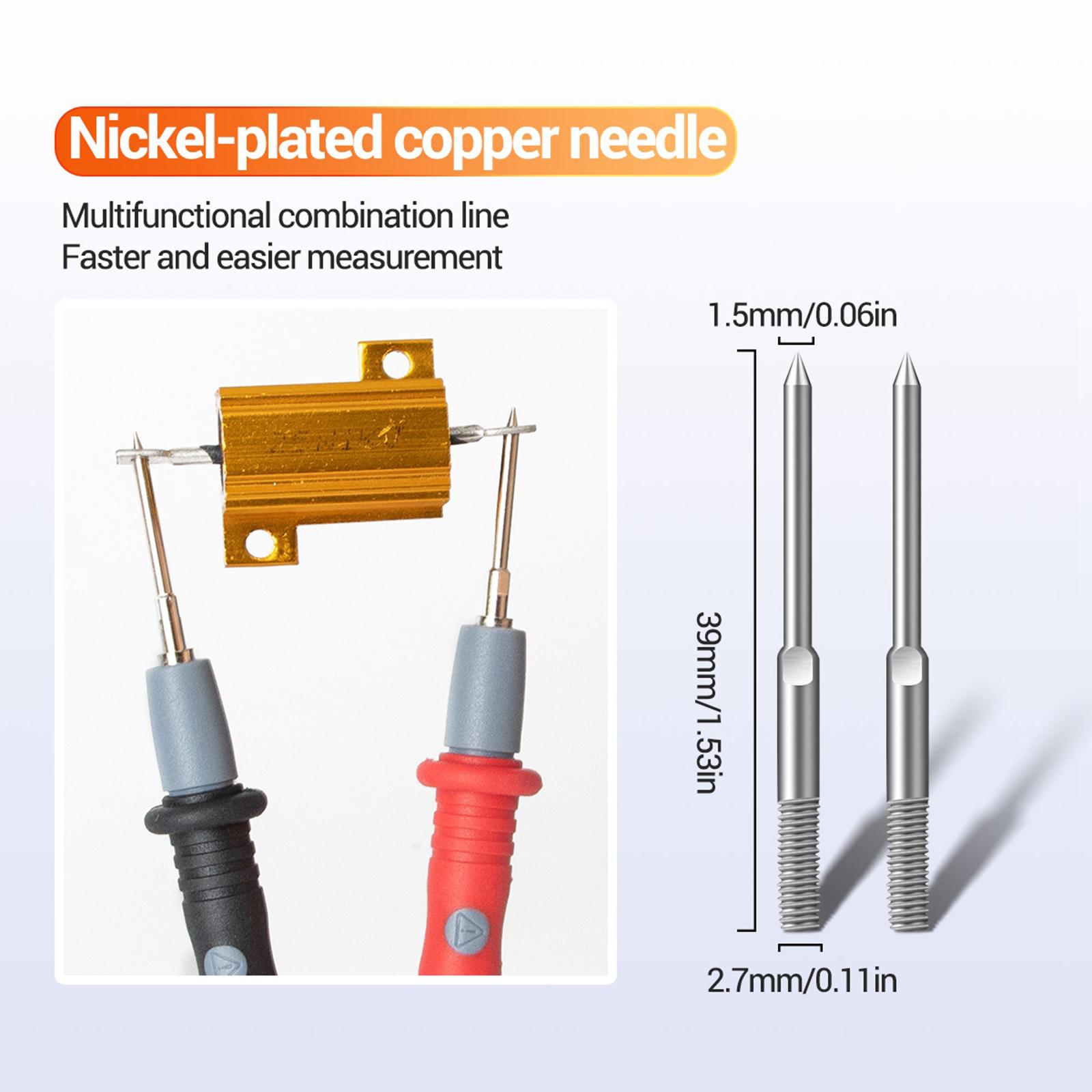 22 in 1 Electronic Test Leads Kit, Digital Multimeter Leads, with Alligator Clips ,Replaceable Probes Tips ,Accs Kit for Digital Multi Meter