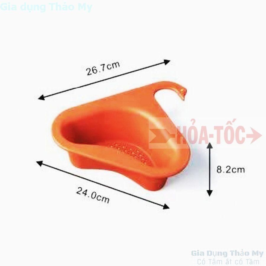 Khay Lọc Rác Gắn Bồn Rửa Bát Có Móc Treo Hình Thiên Nga