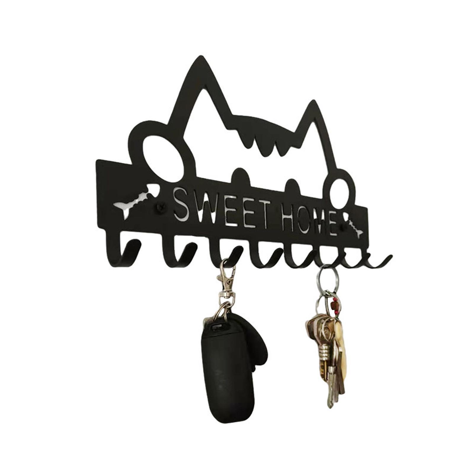Sweet Home Wall Hanger Key Holder Hooks Key Rack for Decoration Entryway Bag