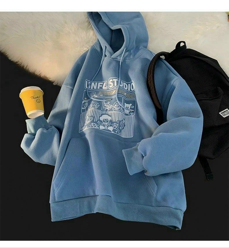 Áo hoodie nỉ bông unisex Homies liền mũ có túi in hình UNFL, Áo hoodie unisex nam nữ nỉ Unfl Studio video thật tại Shop ,Áo nỉ bông ulzzang unisex nam nữ siêu đẹp, Áo khoác Nỉ Có Mũ Túi Bụng Phong Cách Hàn Quốc