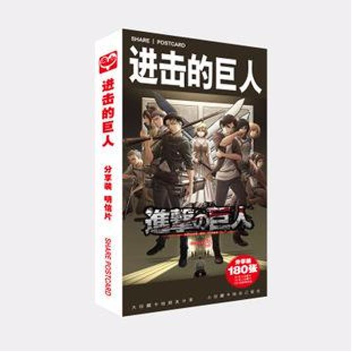 (BÌA NGẪU NHIÊN) Hộp ảnh POSTCARD mẫu mới ATTACK ON TITAN - ĐẠI CHIẾN TITAN anime