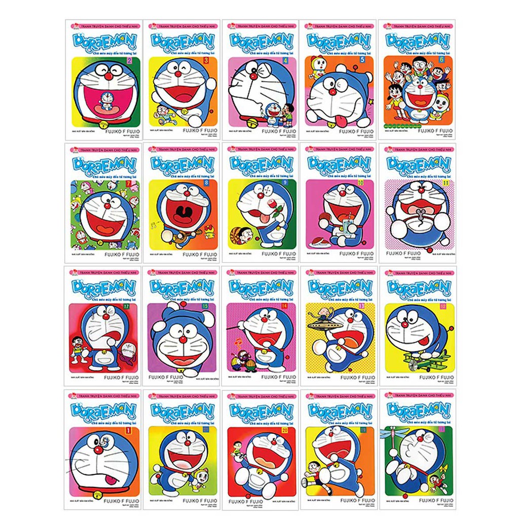 Trọn Bộ 45 tập truyện ngắn: Doraemon - (Từ tập 1 đến tập 45)