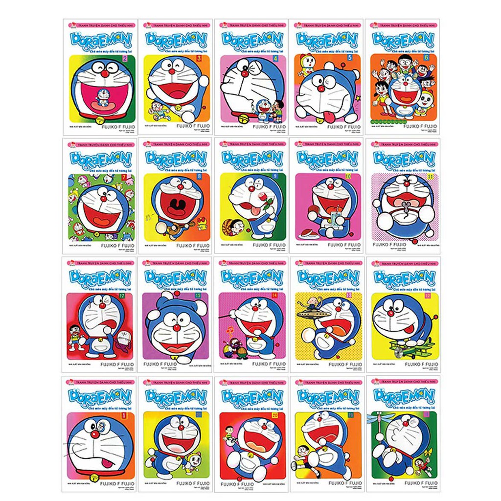 Trọn Bộ 45 tập truyện ngắn: Doraemon -