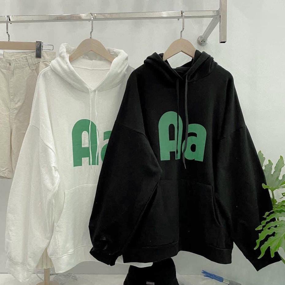 Áo khoác Hoodie nỉ bông Aa unisex nam nữ (Ảnh thật/Có sẵn)